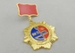Gewohnheit Gold-3D Ural Meh Zavo spricht Medaillen, 40mm nachgemachtes hartes Email zu