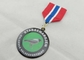 Runde Belohnungs-kundenspezifische Medaillen-Preise mit Band, Messingoffsetdruck